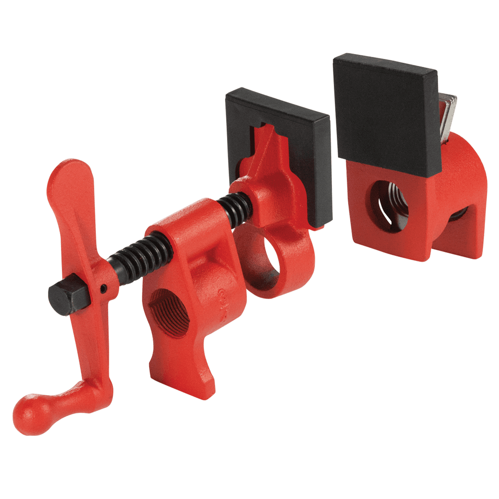 3/4" Diameter Traditional Pipe Clamp, 2-3/8" Throat Depth - Main Image