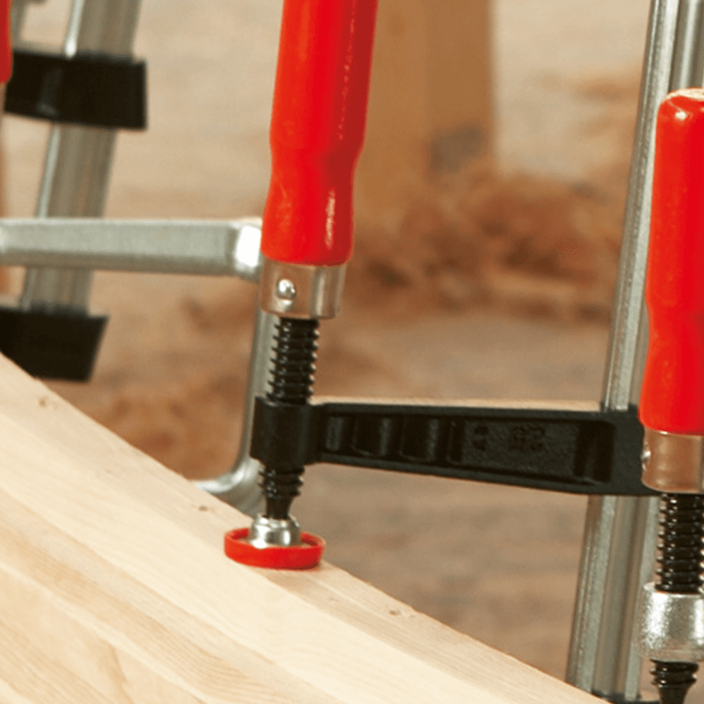 16" Light-Duty Bar Clamp with Wood Handle, 4" Throat Depth - Alt Image 2