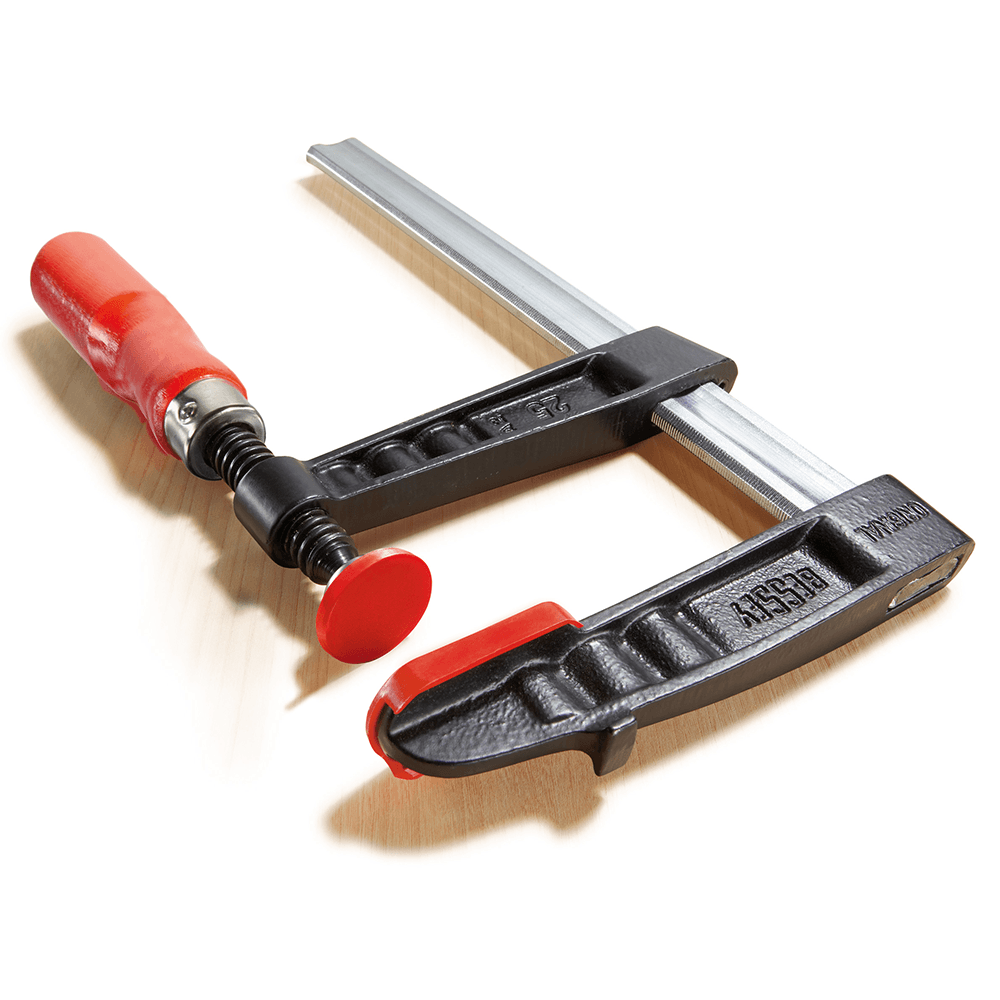 16" Light-Duty Bar Clamp with Wood Handle, 4" Throat Depth - Alt Image 3