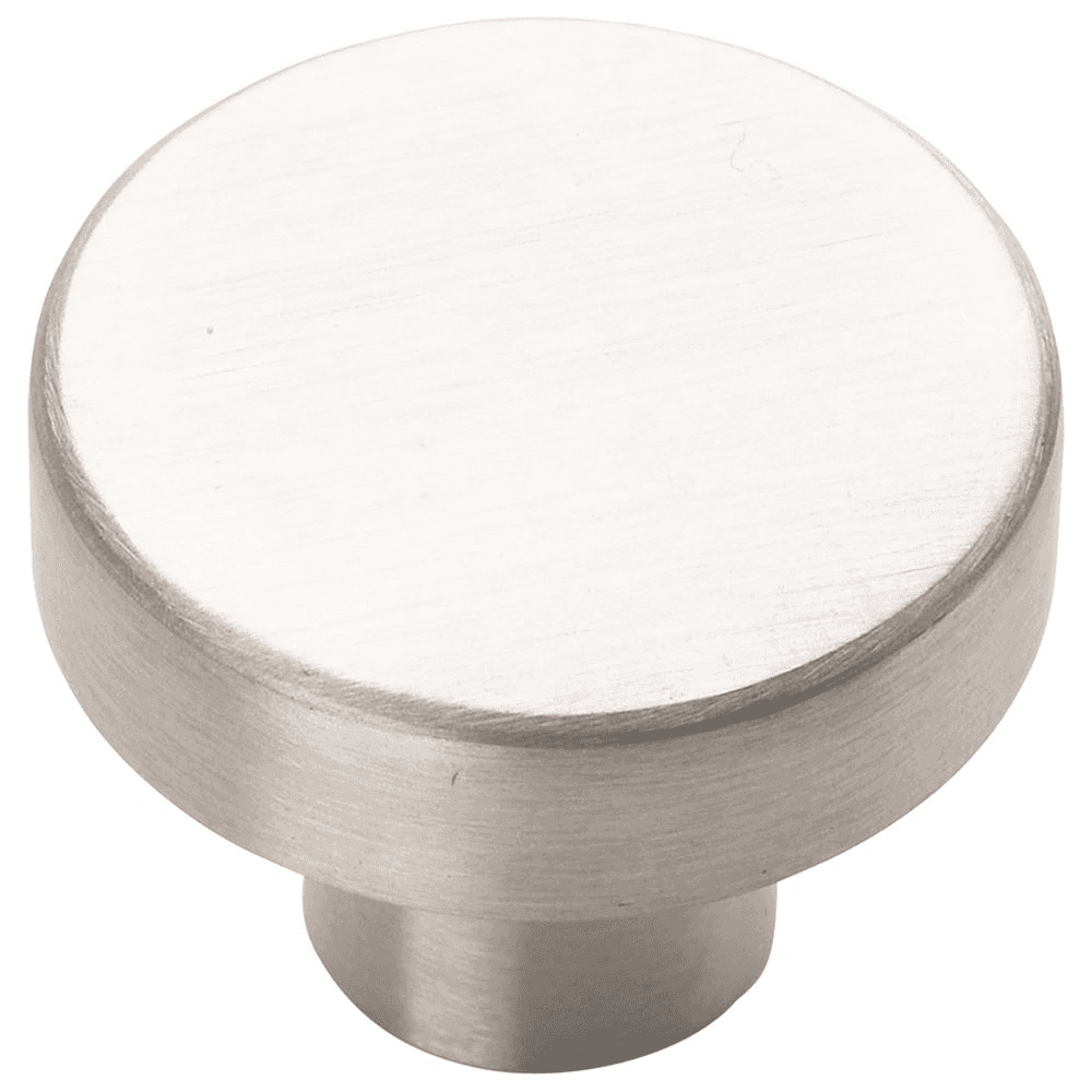 1-1/4" Essential''''Z Stainless Steel Knob, Stainless Steel in Amerock Collection