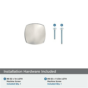 1-1/4" Stature Cabinet Knob Polished Nickel Alt 1 - Image