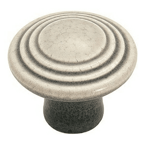 1-3/8&quot; Ceramic Knob, Distressed Brown, 1-1/16&quot; Projection Alt 1 - Image