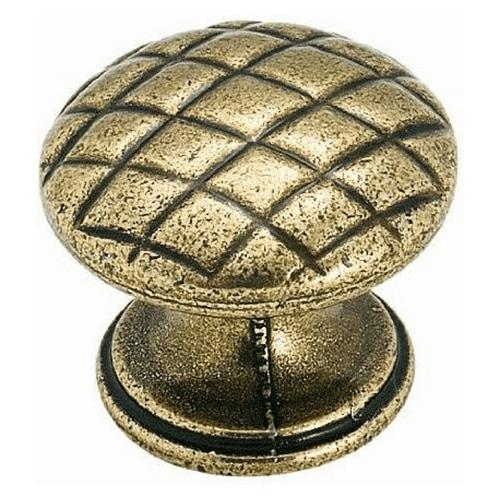 1-1/4" True Elegance Round Knob, Burnished Brass Main - Image