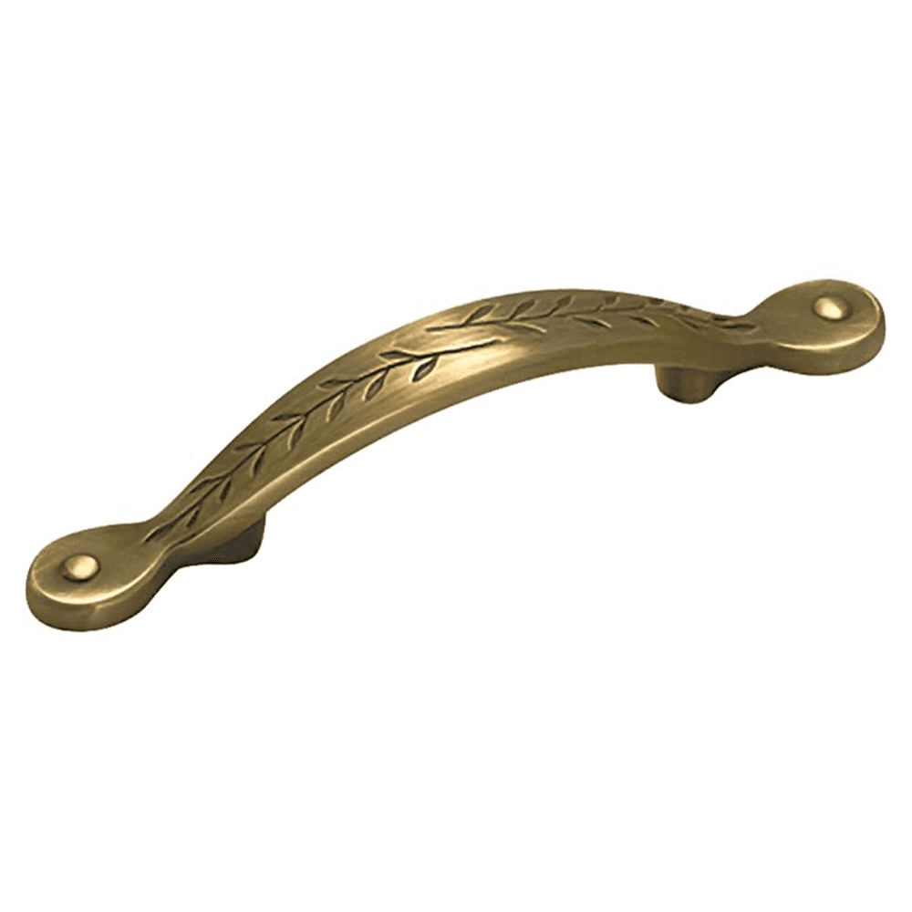 Amerock Nature's Splendor Leaf Pull in Satin Nickel