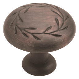 Amerock 1-1/4" Leaf Knob in Oil-Rubbed Bronze Finish