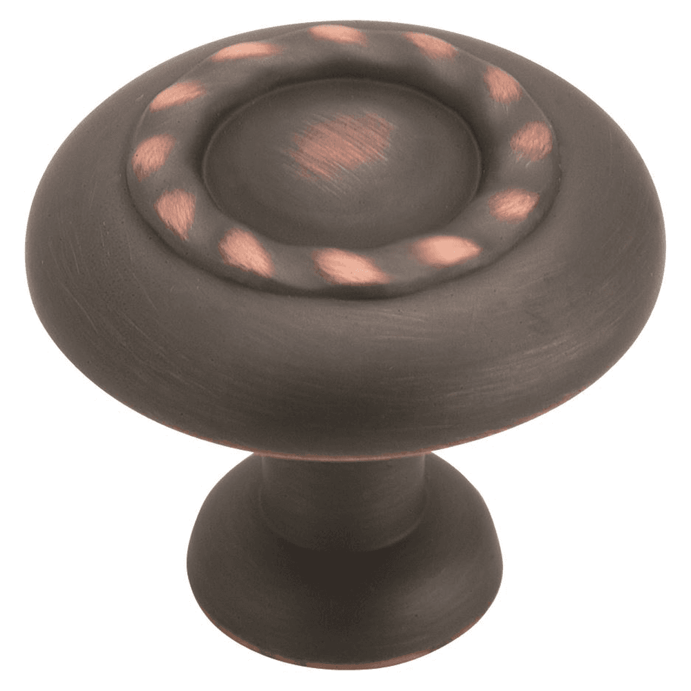 1-1/4" Inspirations Rope Knob in Oil-Rubbed Bronze Finish by Amerock