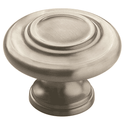 Amerock's Satin Nickel 3-Ring Knob for all decorating tastes