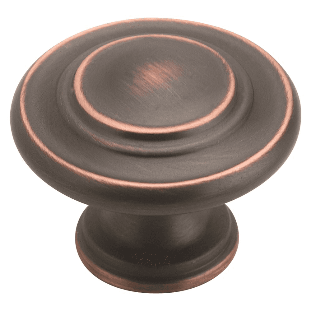 1-5/16" Amerock Inspirations 3-Ring Knob in Oil-Rubbed Bronze Finish