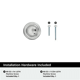 1-3/4" Inspirations Cabinet Knob Polished Chrome Alt 1 - Image