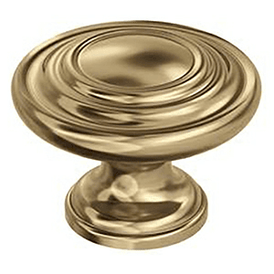 1-3/4" Inspirations Round Cabinet Knob, Champagne Bronze Main - Image