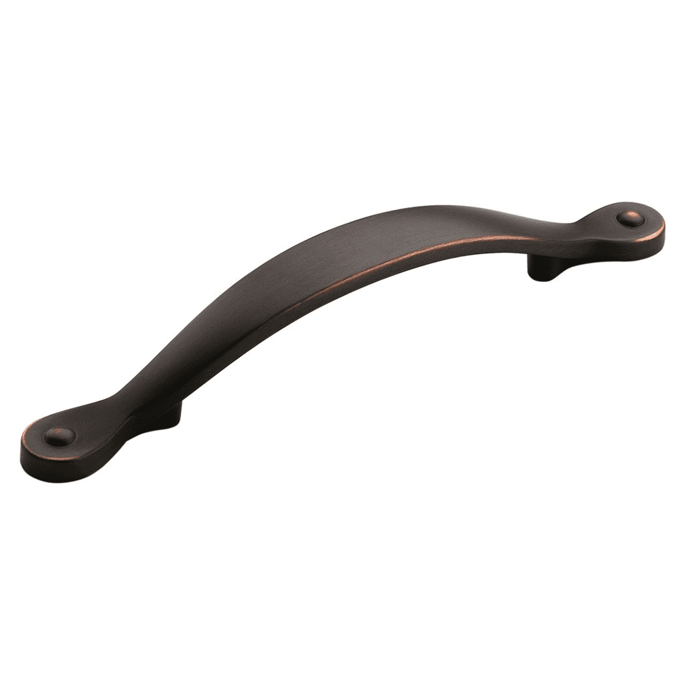 Amerock 96mm Inspirations&trade; Plain Pull in Oil-Rubbed Bronze - Front View