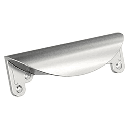 3" Inspirations Cup Pull, Polished Chrome Main - Image