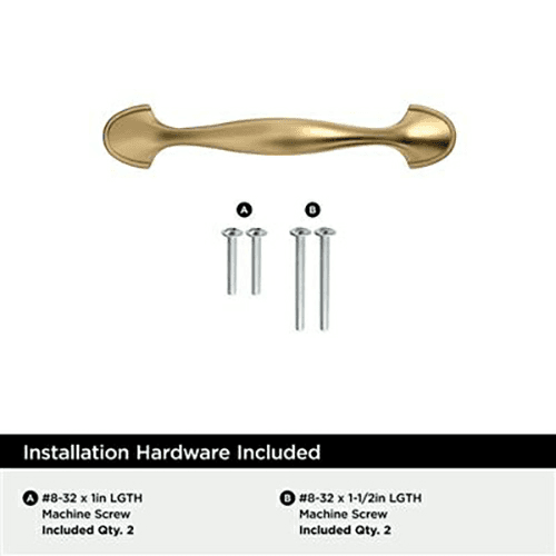 3" Fairfield Cabinet Pull, Golden Champagne Alt 3 - Image