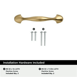 3" Fairfield Cabinet Pull, Golden Champagne Alt 3 - Image