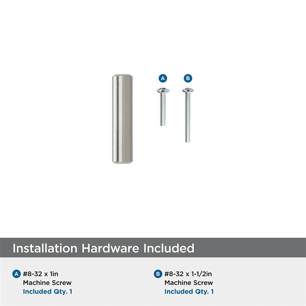 1-15/16" Bar Pulls Cabinet Knob, Satin Nickel Alt 2 - Image