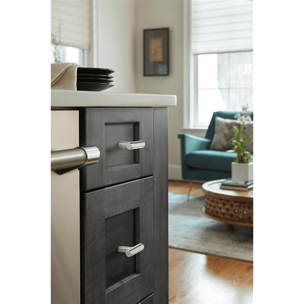 1-15/16" Bar Pulls Cabinet Knob, Satin Nickel Alt 4 - Image