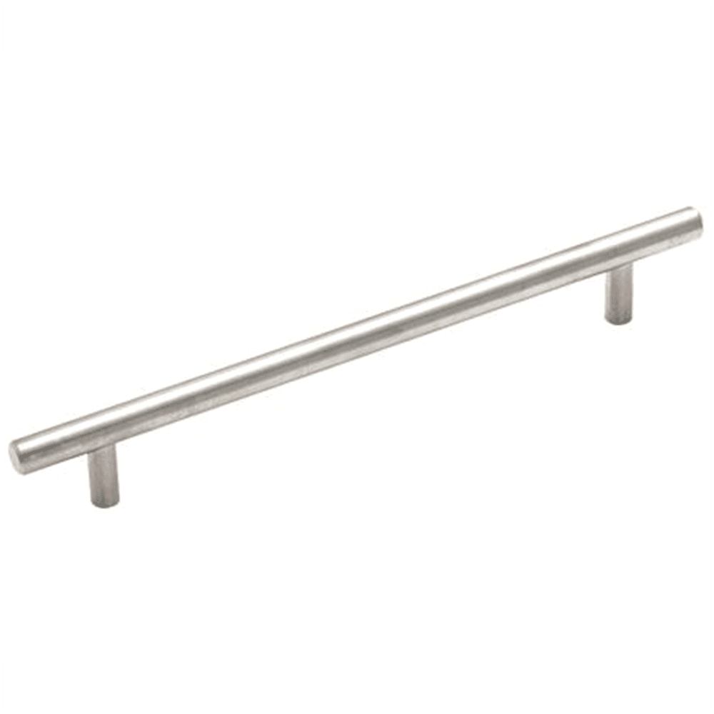 7-9/16" Bar Pull in Sterling Nickel - sleek and sophisticated design for modern functionality.