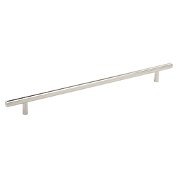 Amerock 12-5/8" Polished Nickel T-Bar Cabinet Pull - Sleek and Stylish Design