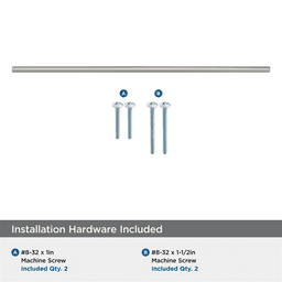 416mm Bar Pulls Cabinet Pull, Satin Nickel Alt 2 - Image