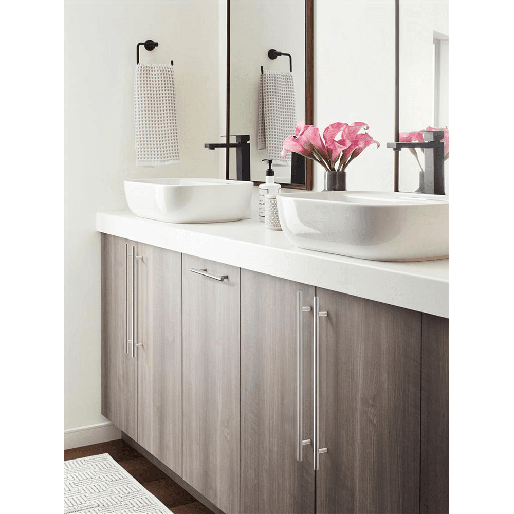 416mm Bar Pulls Cabinet Pull, Matte Black Alt 3 - Image