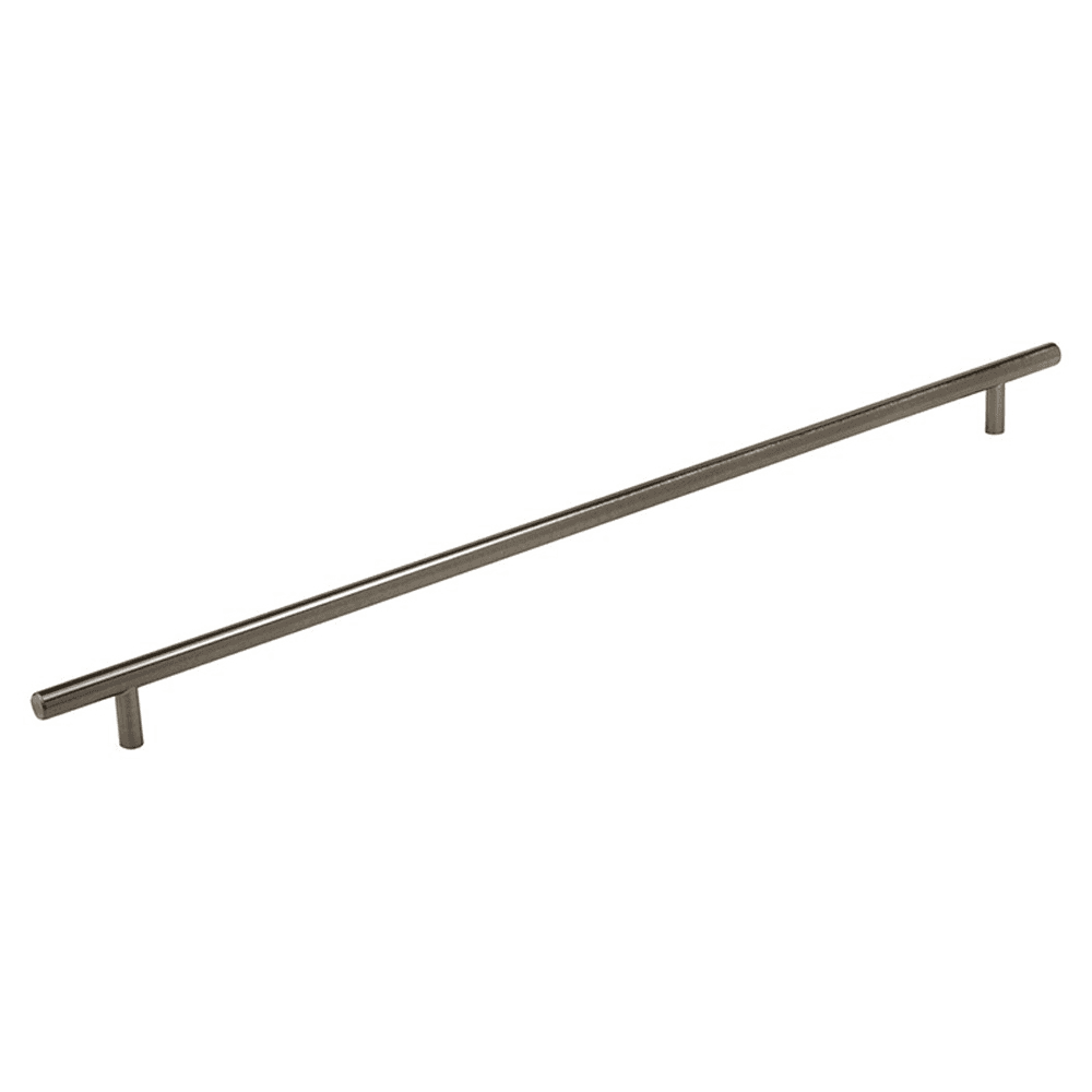 Amerock Bar Pulls Collection, Gunmetal finish, 18-7/8" center-to-center
