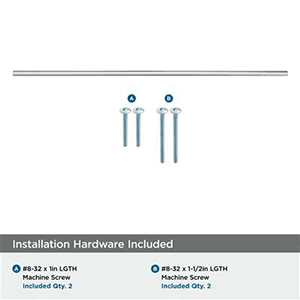 21-7/16" Bar Pulls Cabinet Pull, Polished Nickel Alt 1 - Image