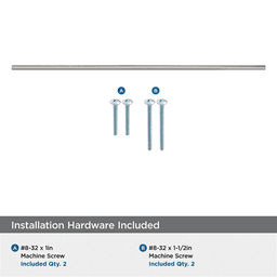 544mm Bar Pulls Cabinet Pull, Satin Nickel Alt 2 - Image