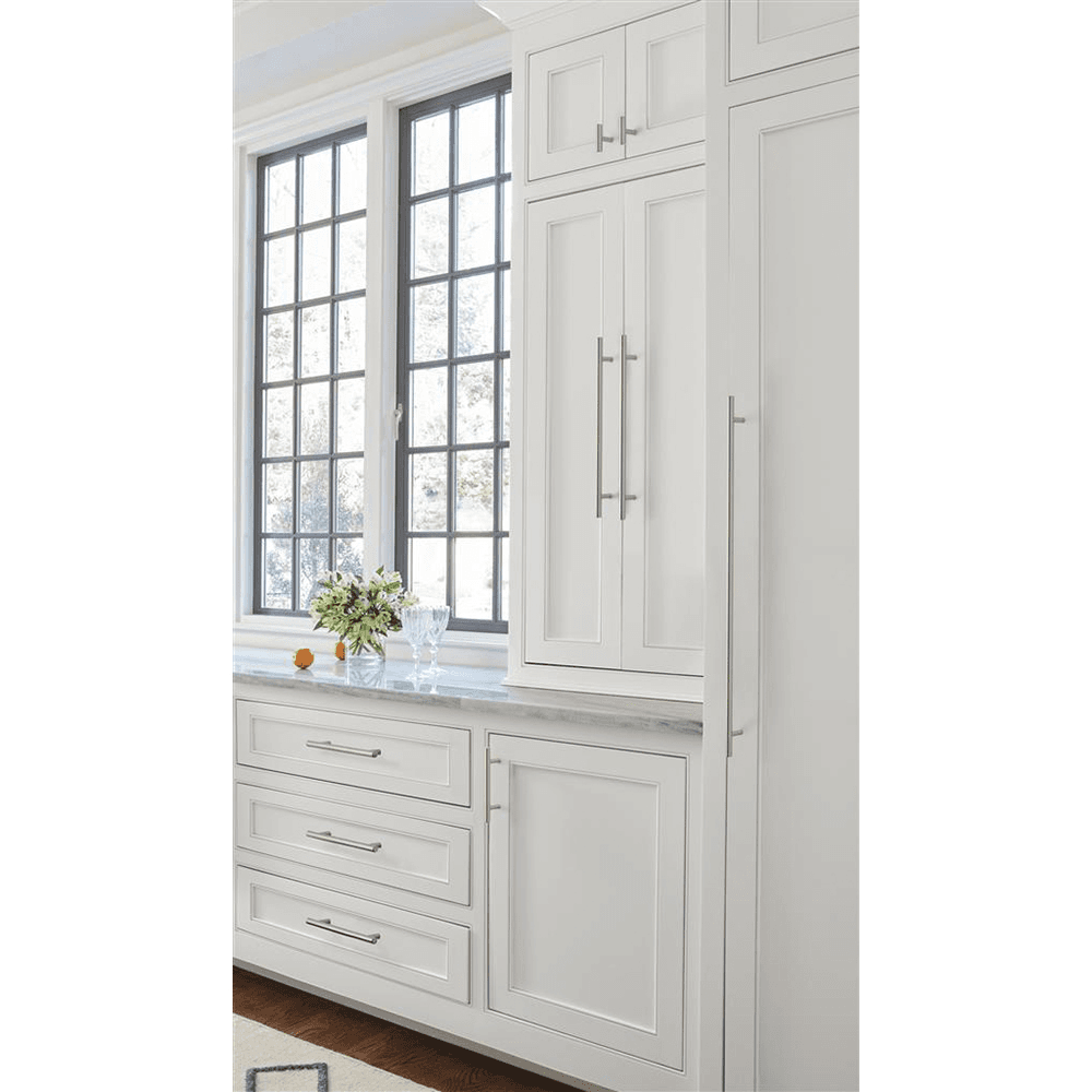 544mm Bar Pulls Cabinet Pull, Satin Nickel Alt 4 - Image