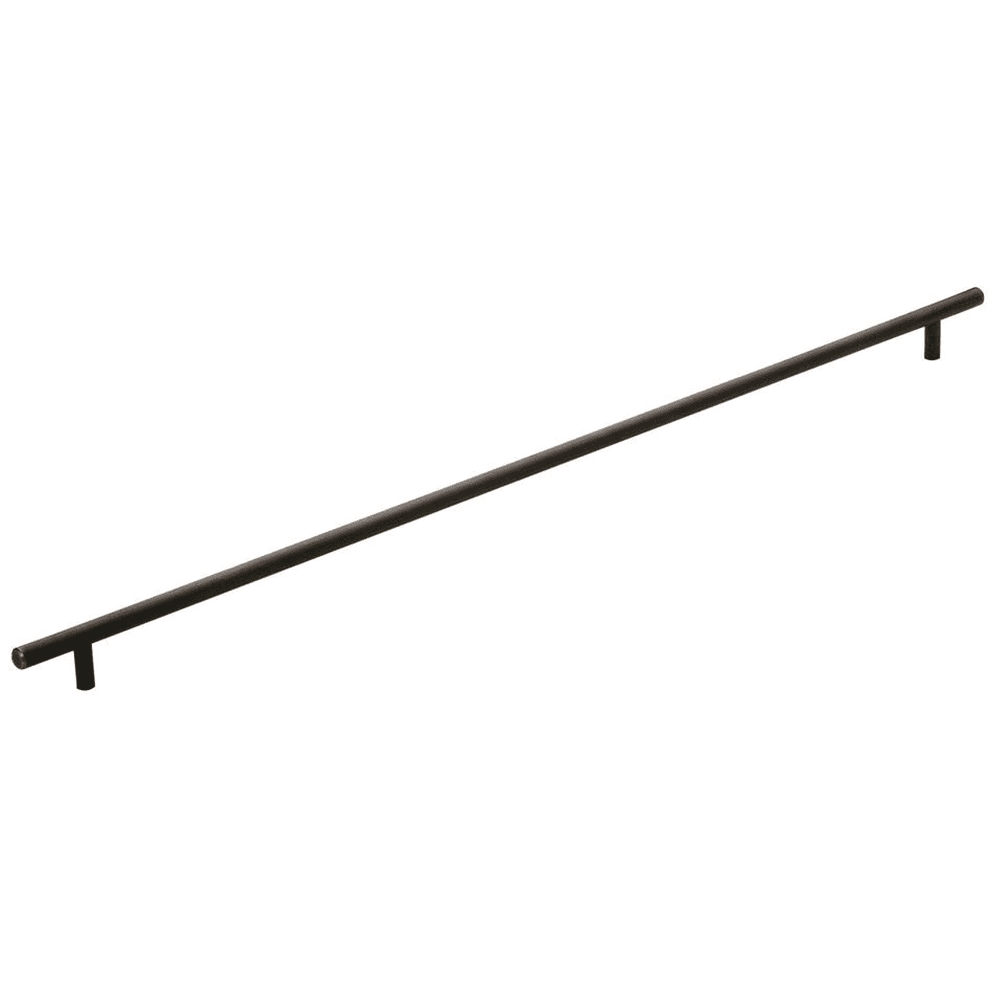 25-3/16" T-Bar Pull by Amerock in Oil Rubbed Bronze - Close Up View
