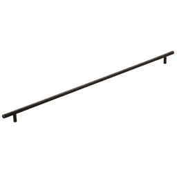 25-3/16" T-Bar Pull by Amerock in Oil Rubbed Bronze - Close Up View