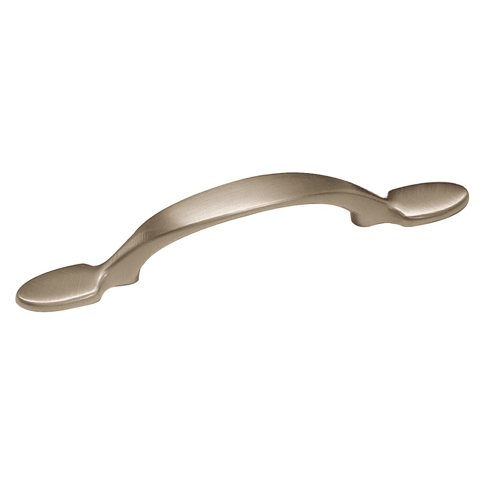 3" Allison&trade; Spoon Pull in Satin Nickel, 5-3/4" Length - Amerock Value Hardware