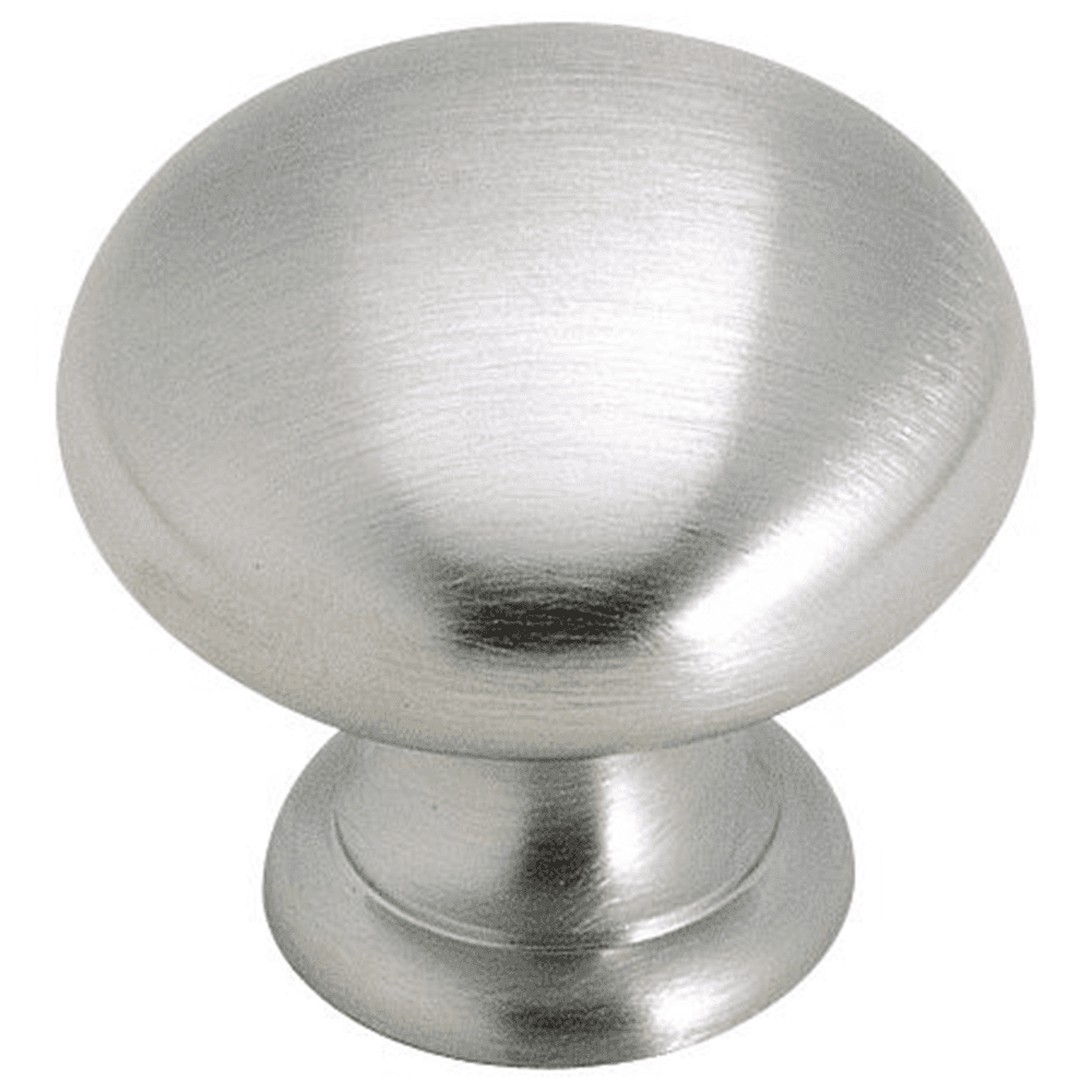Satin Nickel Value Round Knob for Cabinets and Drawers by Amerock