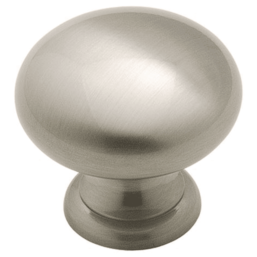 1-1/4" Length Allison Value Round Knob in Satin Nickel by Amerock