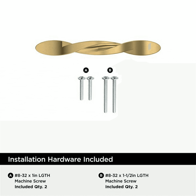 3" Intertwine Cabinet Pull, Champagne Bronze Alt 3 - Image