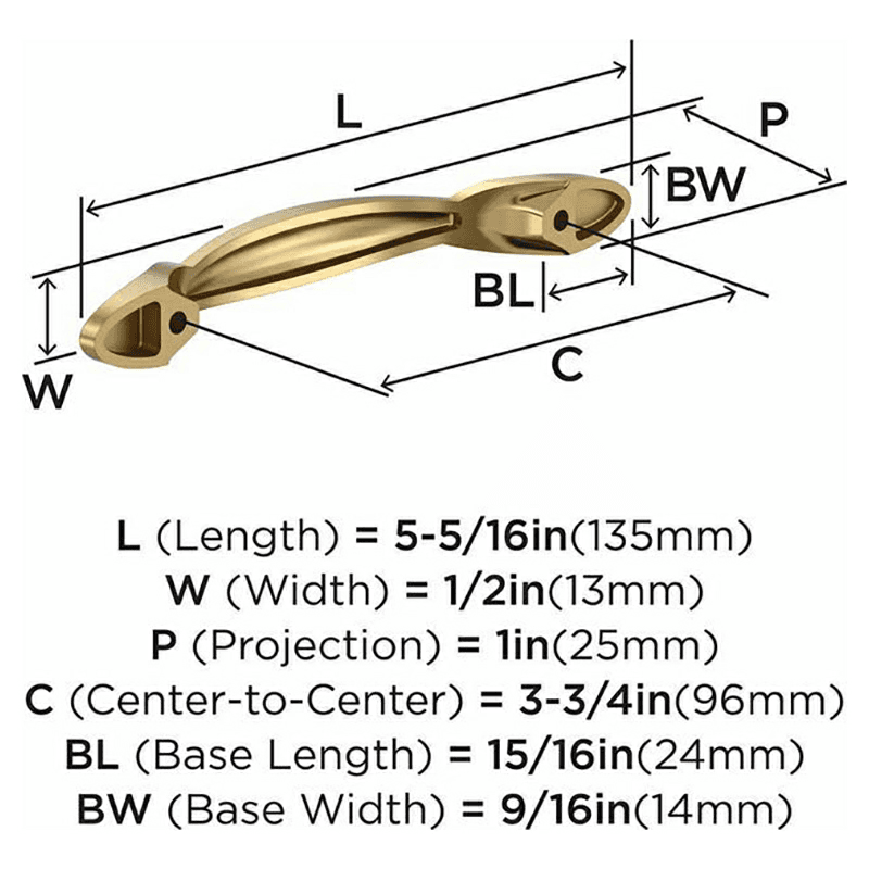 3-3/4" Intertwine Cabinet Pull, Champagne Bronze Alt 2 - Image