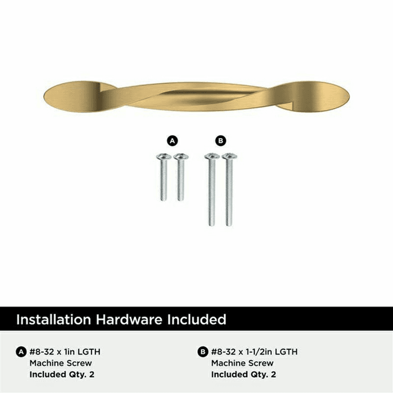3-3/4" Intertwine Cabinet Pull, Champagne Bronze Alt 3 - Image