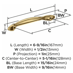 5-1/16" Intertwine Cabinet Pull, Champagne Bronze Alt 2 - Image