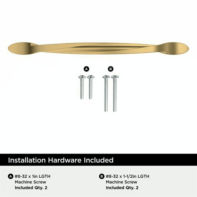 6-5/16" Intertwine Cabinet Pull, Champagne Bronze Alt 3 - Image