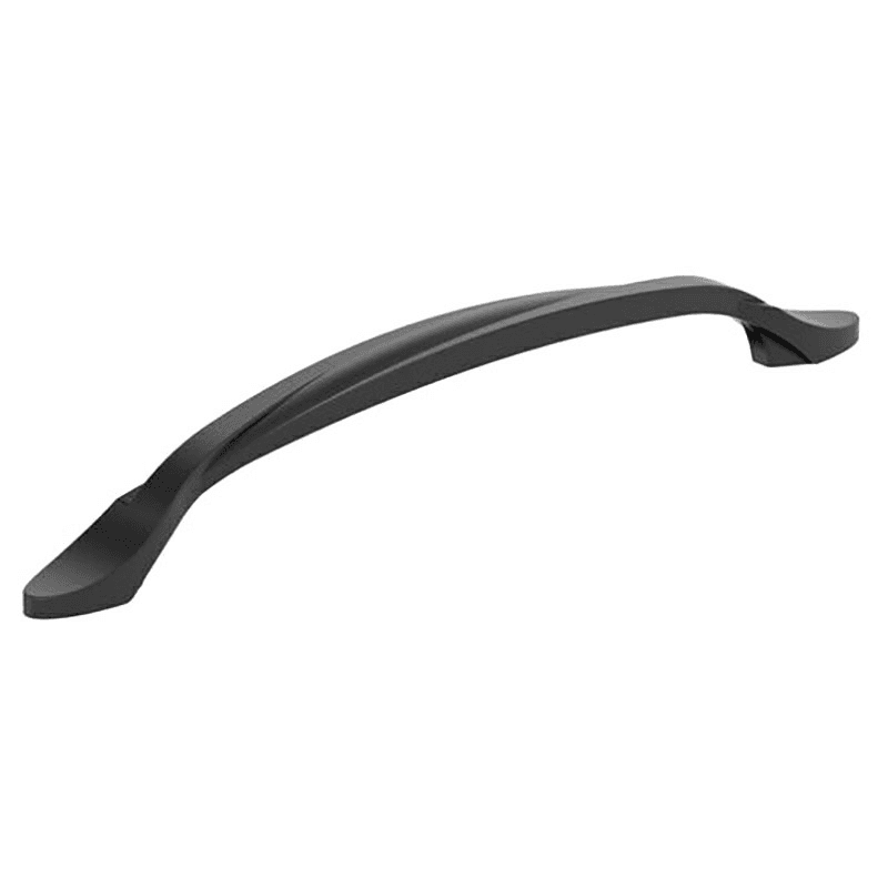 6-5/16" Intertwine Cabinet Pull, Matte Black Main - Image