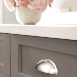 Polished Chrome Cup Pull from Amerock's Allison&trade; Value Hardware Collection