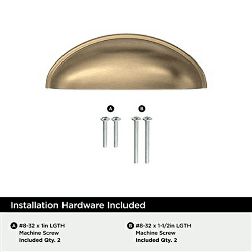 3" Ravino Cup Pull, Champagne Bronze Alt 3 - Image