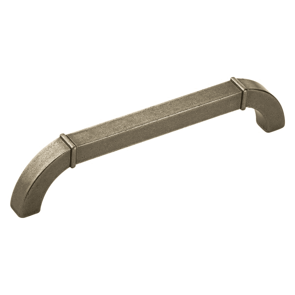 Amerock's Vasari handle pull measuring 128mm in weathered nickel copper