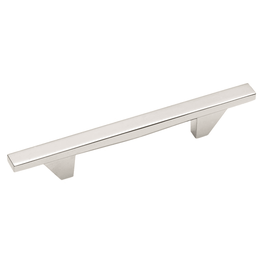 Satin Nickel Bar Pull for Cabinets - Amerock 3-3/4" Sleek Design