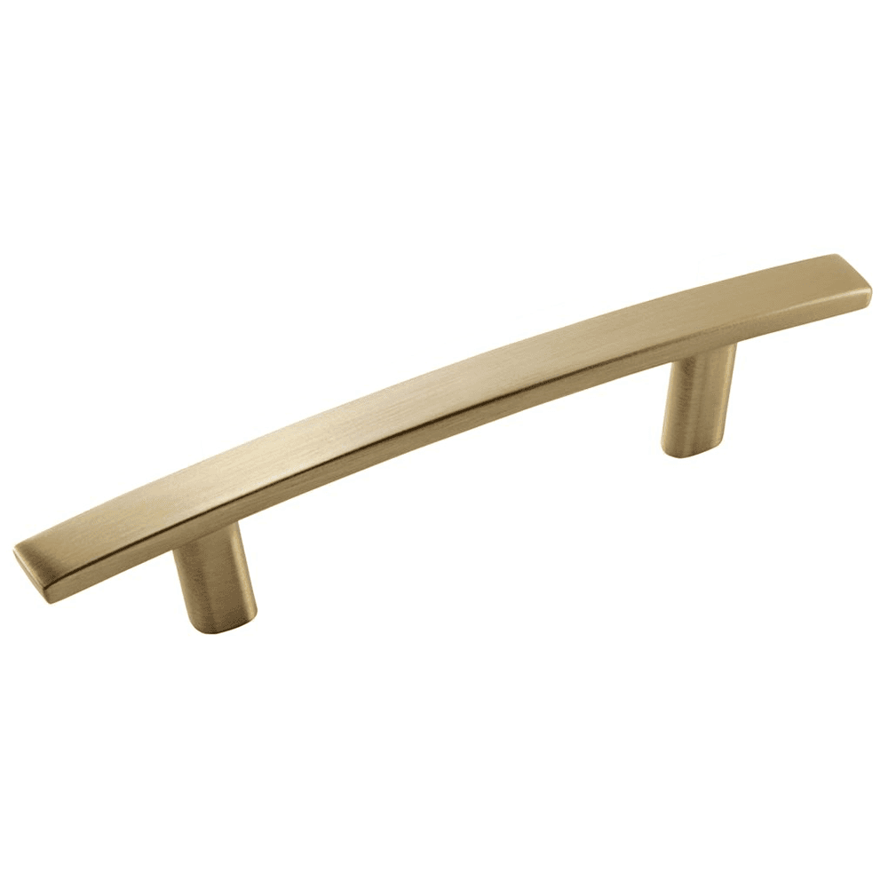 3" Cyprus Arch Pull in Golden Champagne finish from Amerock's sleek and contemporary Cyprus Collection.