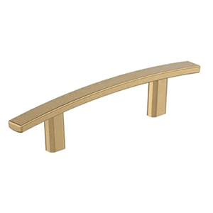 3" Cyprus Arch Pull, Champagne Bronze Main - Image