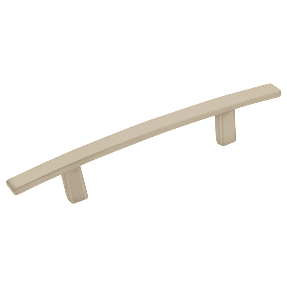 Amerock's Cyprus&trade; Arch Pull in Satin Nickel for Contemporary Cabinets