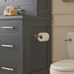 Bathroom Tissue Roll Holder - ARRONDI Collection by Amerock in Matte Black