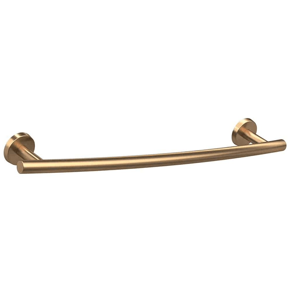ARRONDI Towel Bar in Golden Champagne finish by Amerock