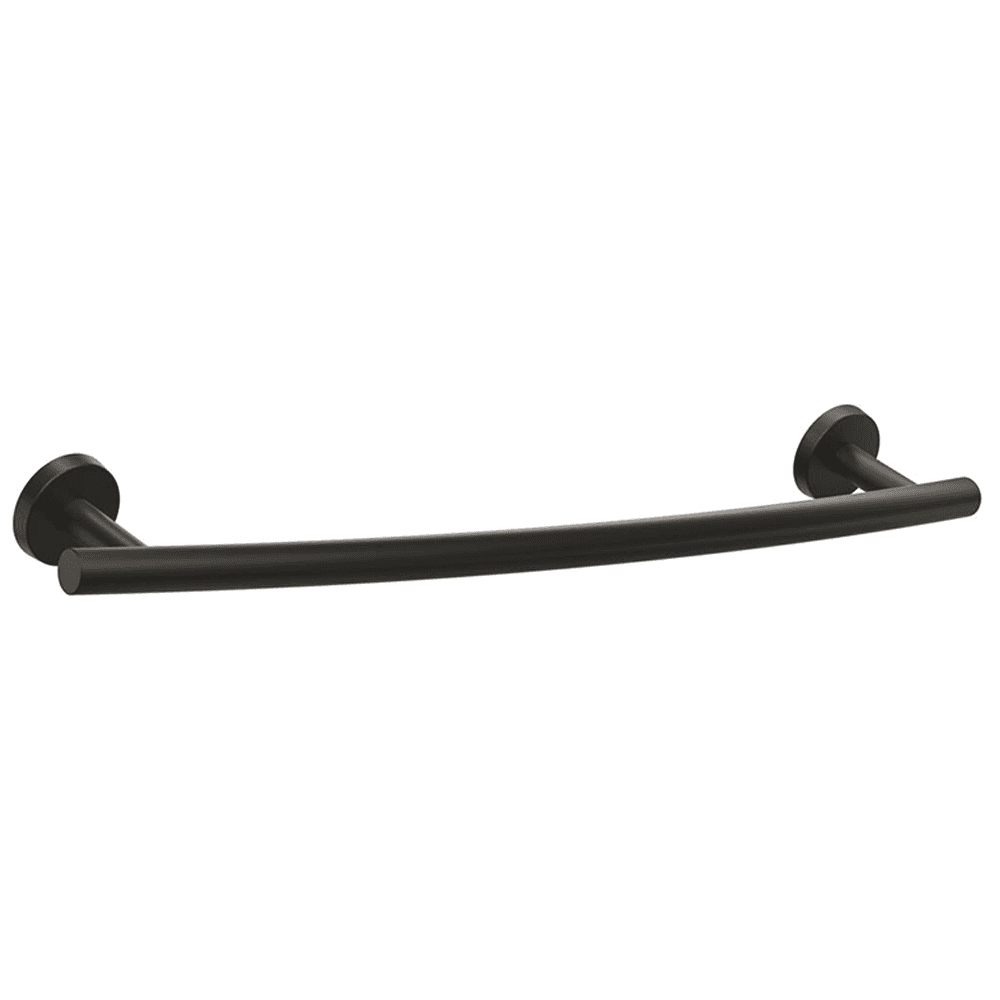 ARRONDI Towel Bar in Matte Black by Amerock - Bathroom Accessory