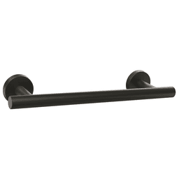 Add sophistication to your bathroom with Amerock's ARRONDI Towel Bar in Matte Black